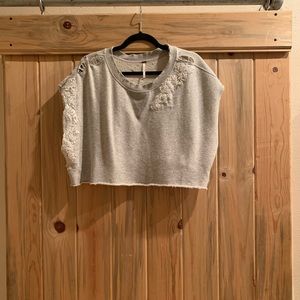 Free People Cropped Sweater